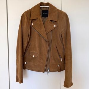 Madewell Suede Motorcycle Jacket
